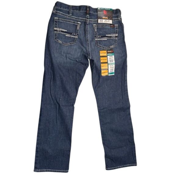 ARIAT Men's MNS FR M7 DRSTR BSC Straight Jean Shale, 42W x 34L - Picture 2 of 4